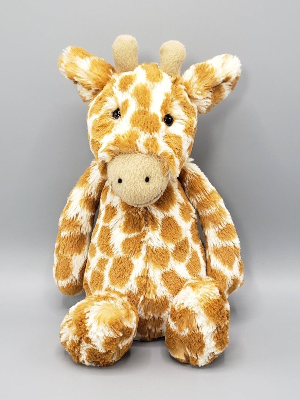 Jellycat London Bashful Giraffe Medium Plush 12" Stuffed Animal Toy UK Soft